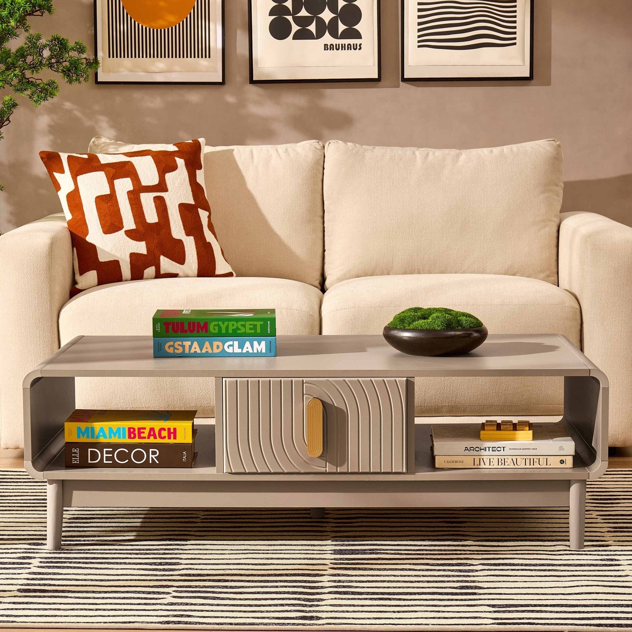 Marnie Coffee Table - Taupe - DUSK