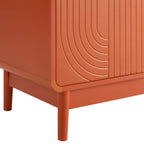 Marnie Small Bookcase - Burnt Orange - DUSK