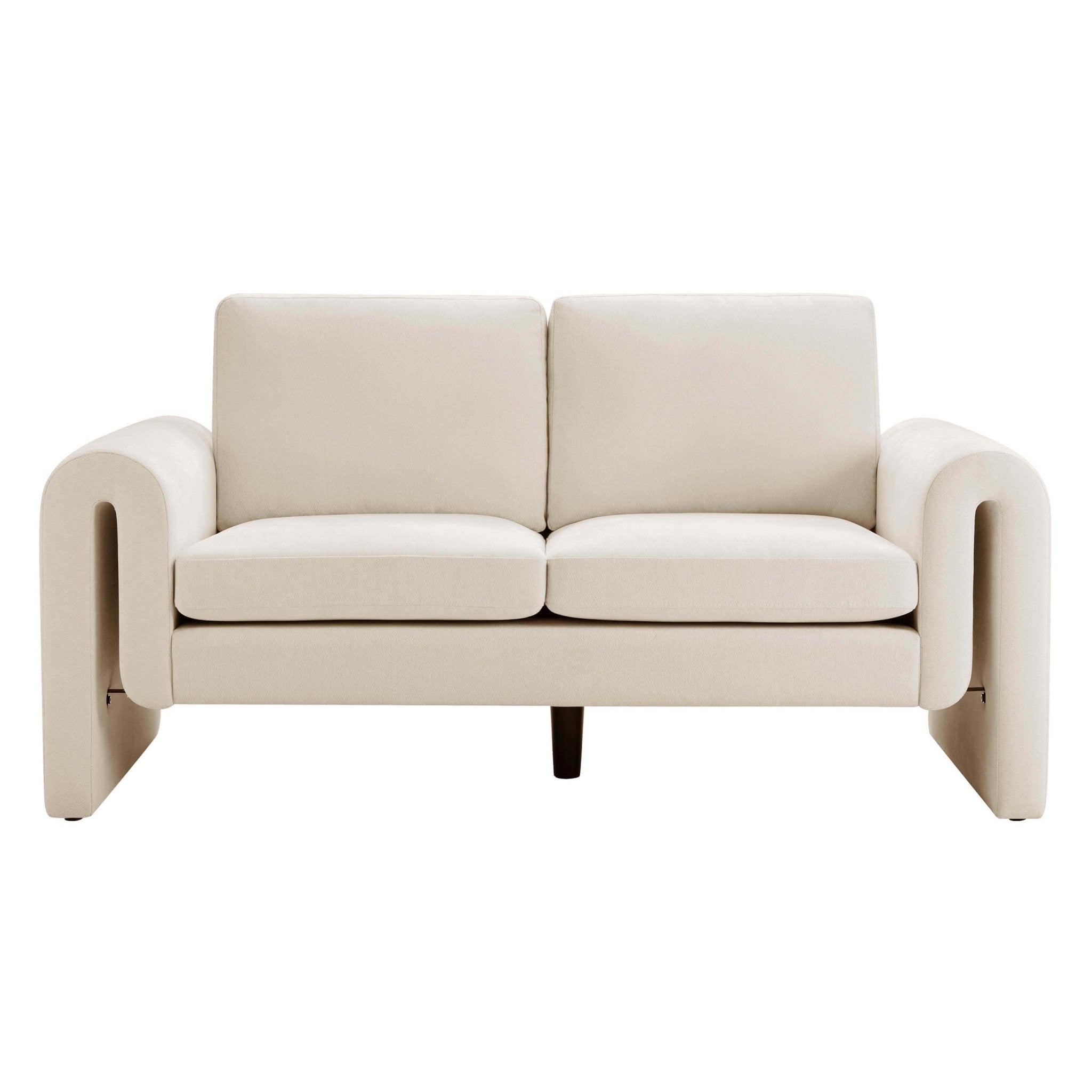 Marseille 2 Seater Sofa - Chenille Ivory - DUSK
