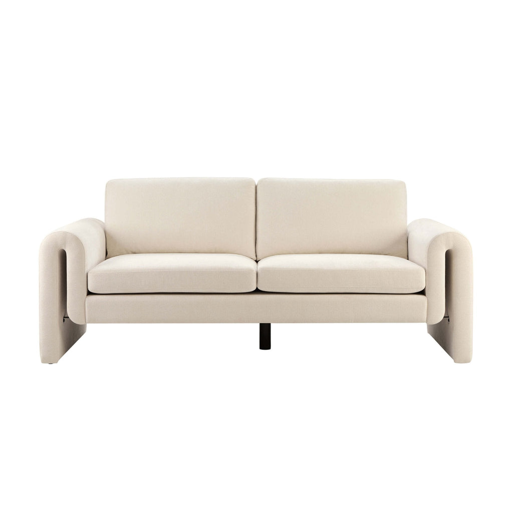 Marseille 3 Seater Sofa - Chenille Ivory - DUSK
