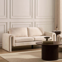 Marseille 3 Seater Sofa - Chenille Ivory - DUSK