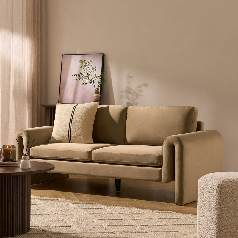 Marseille 3 Seater Sofa - Latte - DUSK