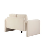 Marseille Compact 2 Seater Sofa - Chenille Ivory - DUSK