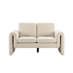 Marseille Compact 2 Seater Sofa - Chenille Ivory - DUSK