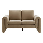 Marseille Compact 2 Seater Sofa - Latte - DUSK