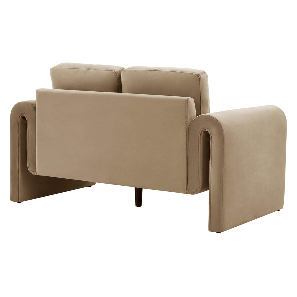 Marseille Compact 2 Seater Sofa - Latte - DUSK