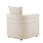 Maya Accent Chair - Cream Linen - DUSK