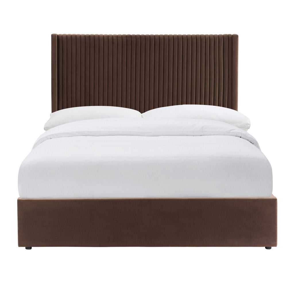 Melrose Ottoman Storage Bed - Cappuccino - DUSK