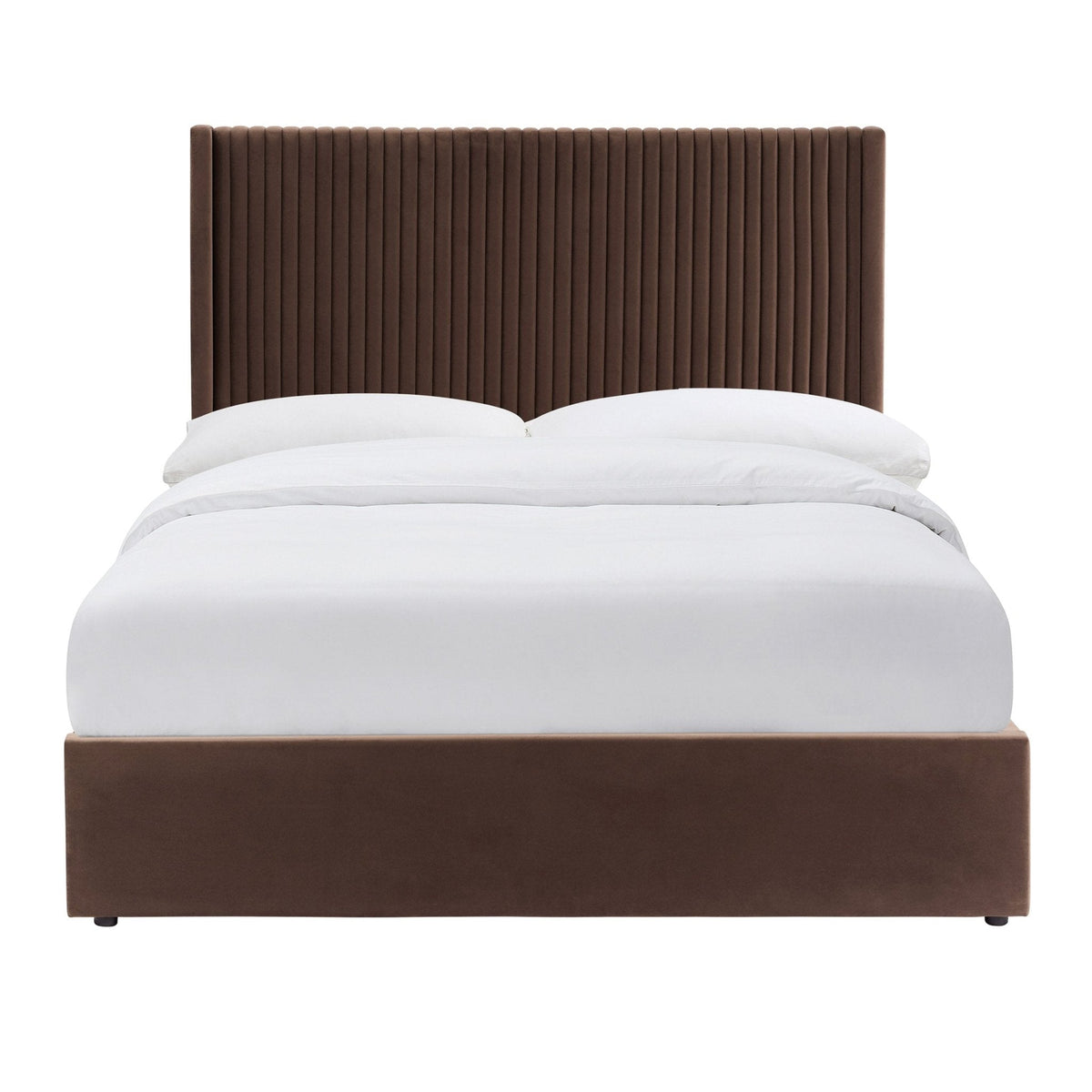 Melrose Ottoman Storage Bed - Cappuccino - DUSK