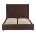 Melrose Ottoman Storage Bed - Cappuccino - DUSK