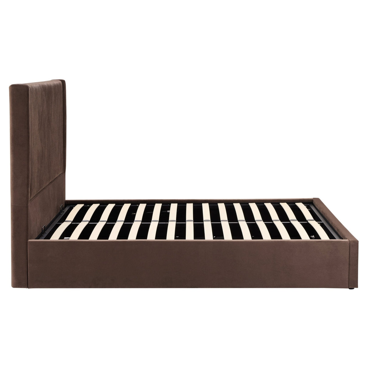 Melrose Ottoman Storage Bed - Cappuccino - DUSK