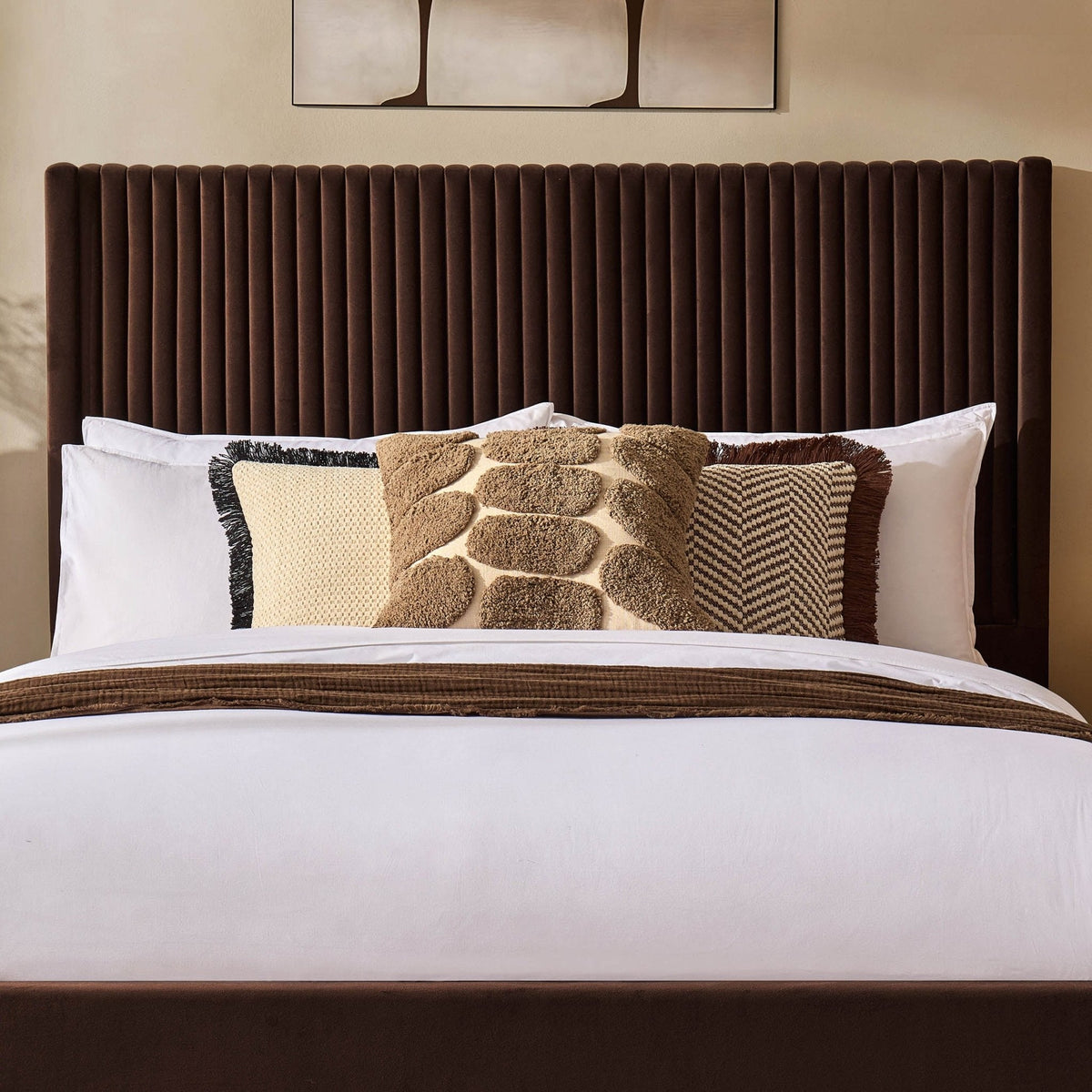 Melrose Ottoman Storage Bed - Cappuccino - DUSK