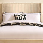 Melrose Ottoman Storage Bed - Chenille Ivory - DUSK