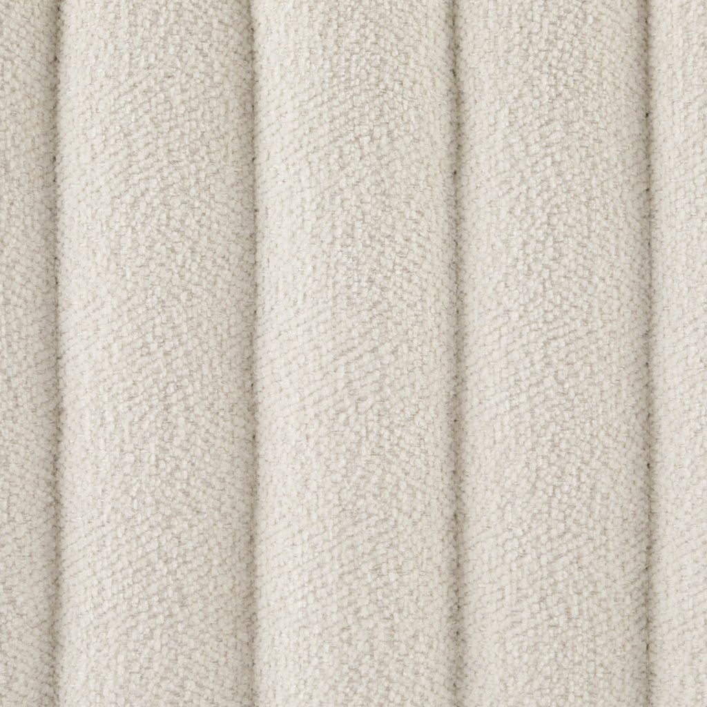 Melrose Ribbed Ottoman Storage Bench - Chenille Ivory - DUSK