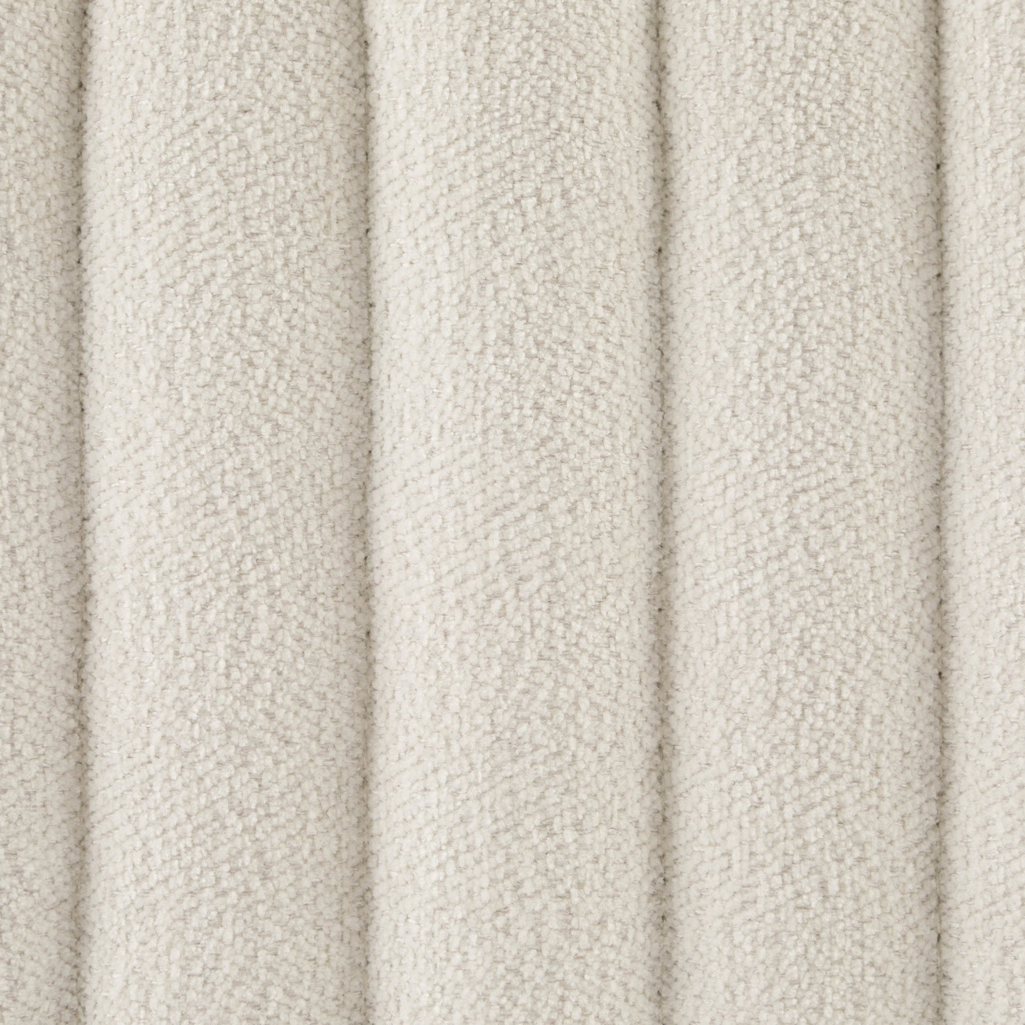 Melrose Ribbed Ottoman Storage Bench - Chenille Ivory - DUSK