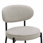 Mia Set of 2 Dining Chair - Taupe Boucle - DUSK