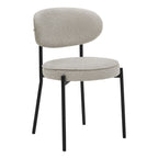 Mia Set of 2 Dining Chair - Taupe Boucle - DUSK