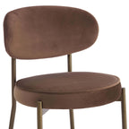 Mia Set of 2 Dining Chairs - Cappuccino - DUSK