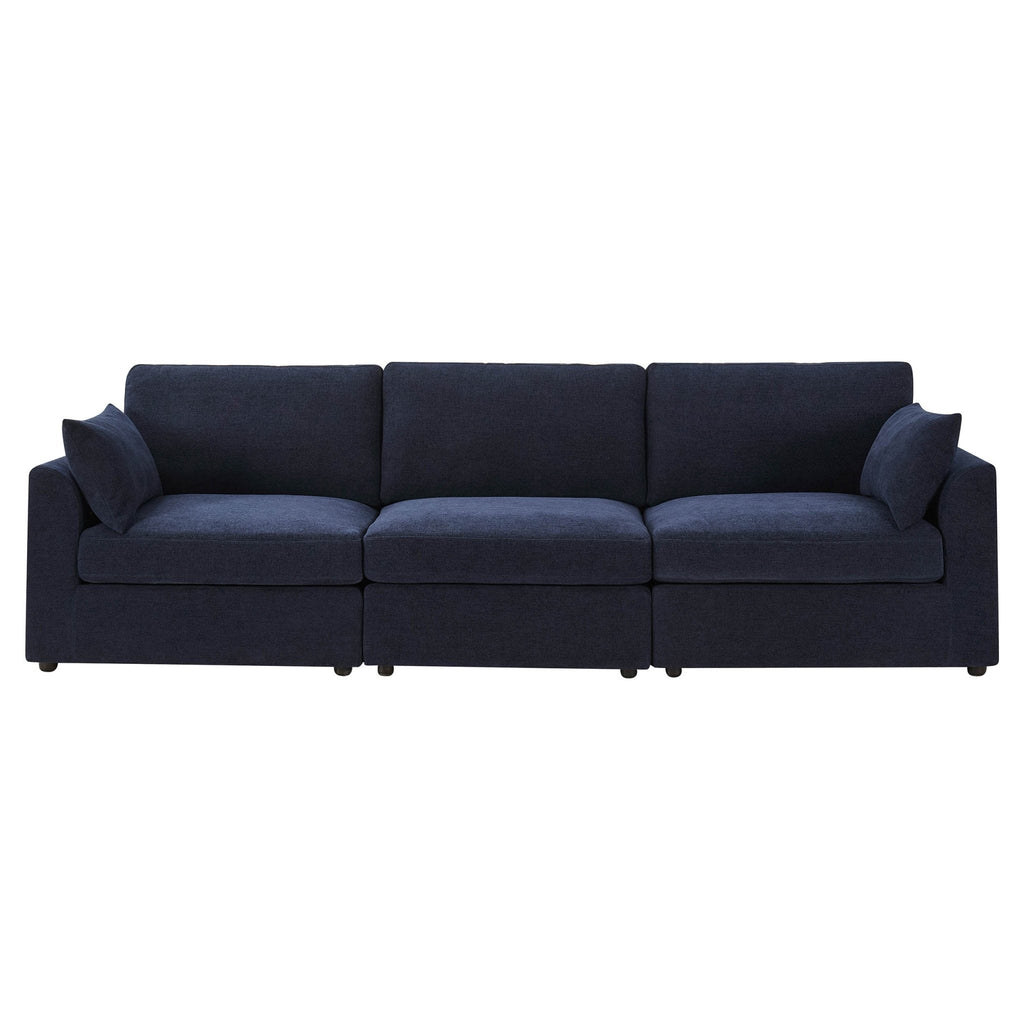 Miami 3 Seater Sofa - Chenille Navy - DUSK