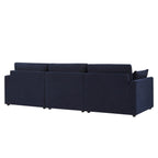 Miami 3 Seater Sofa - Chenille Navy - DUSK