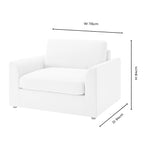 Miami Loveseat - Chenille Oatmeal - DUSK