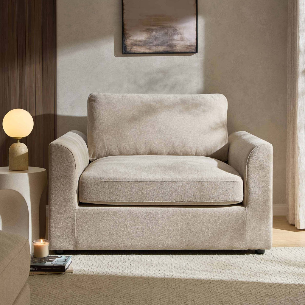 Miami Loveseat - Chenille Oatmeal - DUSK