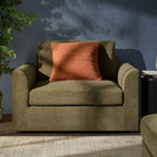 Miami Loveseat - Chenille Olive - DUSK