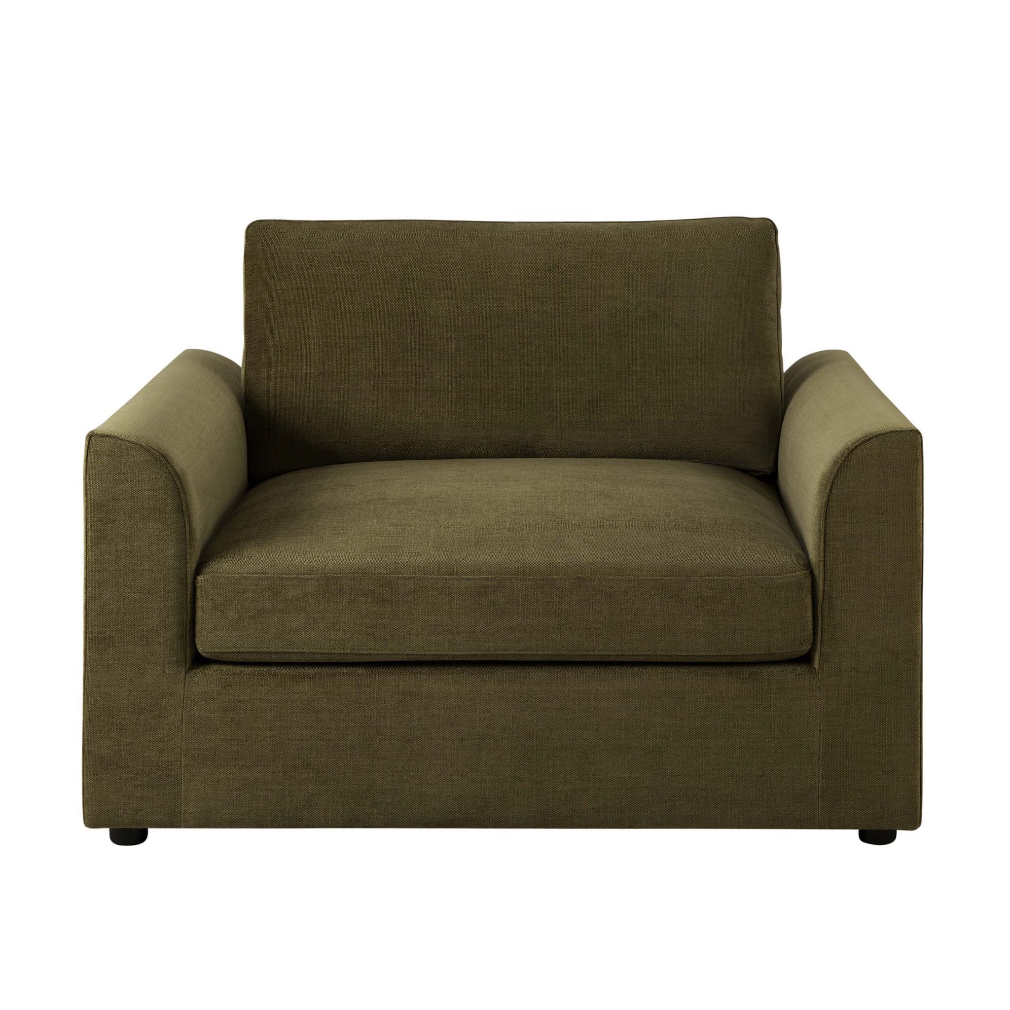 Miami Loveseat - Chenille Olive - DUSK