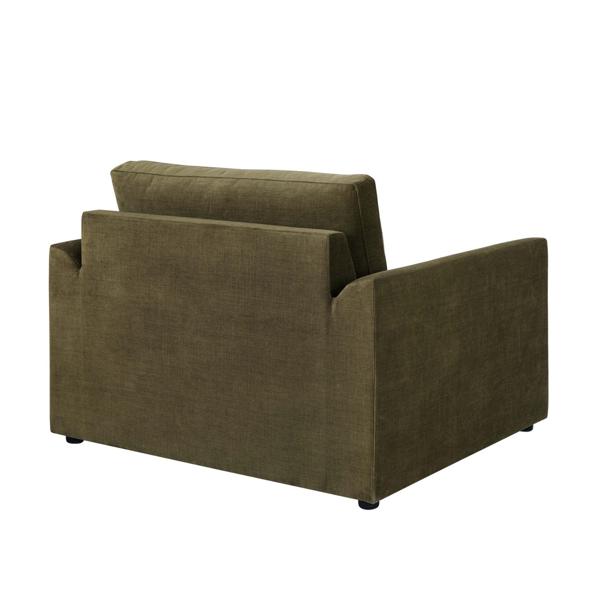 Miami Loveseat - Chenille Olive - DUSK