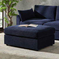 Miami Pouffe - Chenille Navy - DUSK