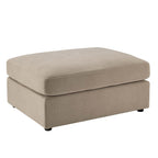 Miami Pouffe - Chenille Oatmeal - DUSK