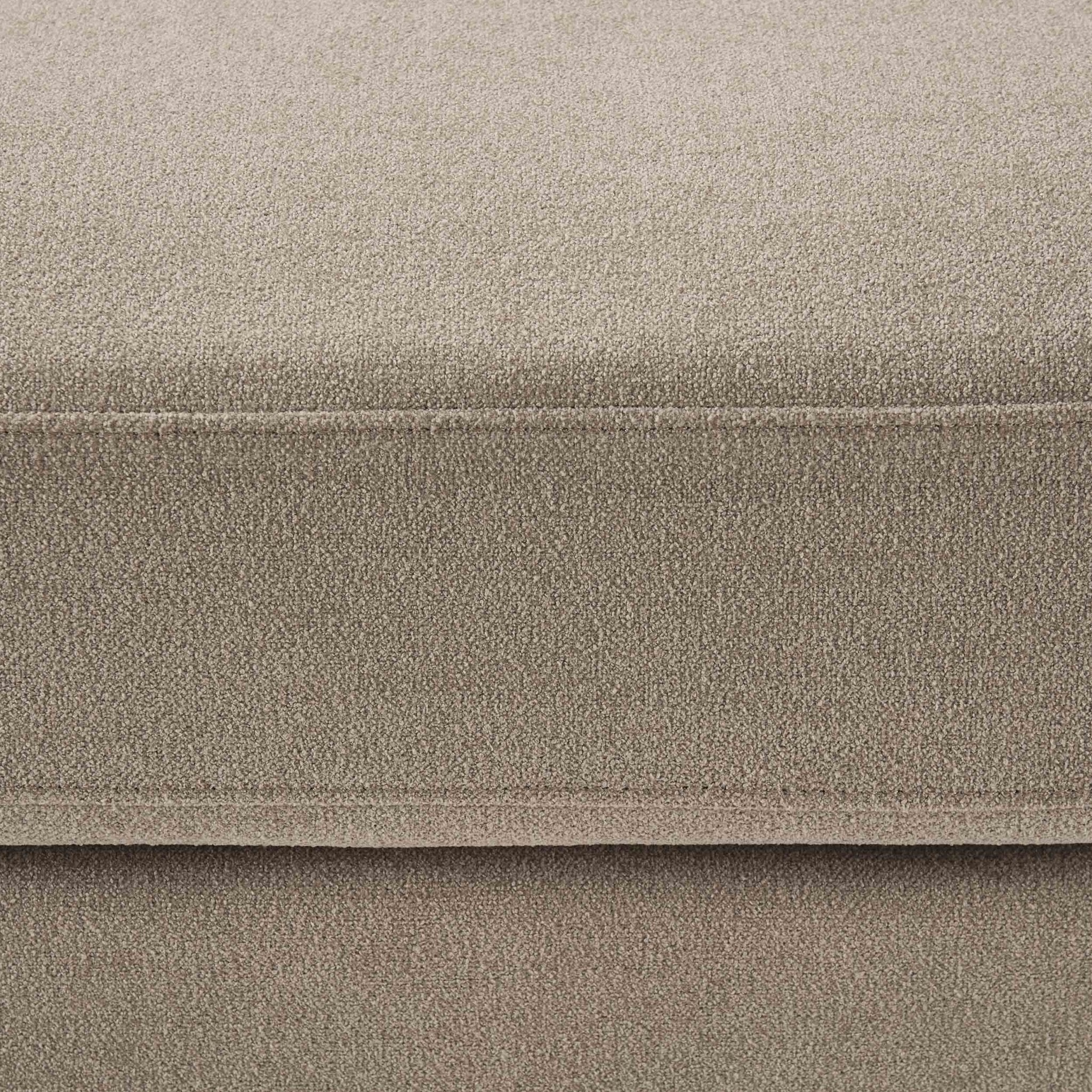 Miami Pouffe - Chenille Oatmeal - DUSK