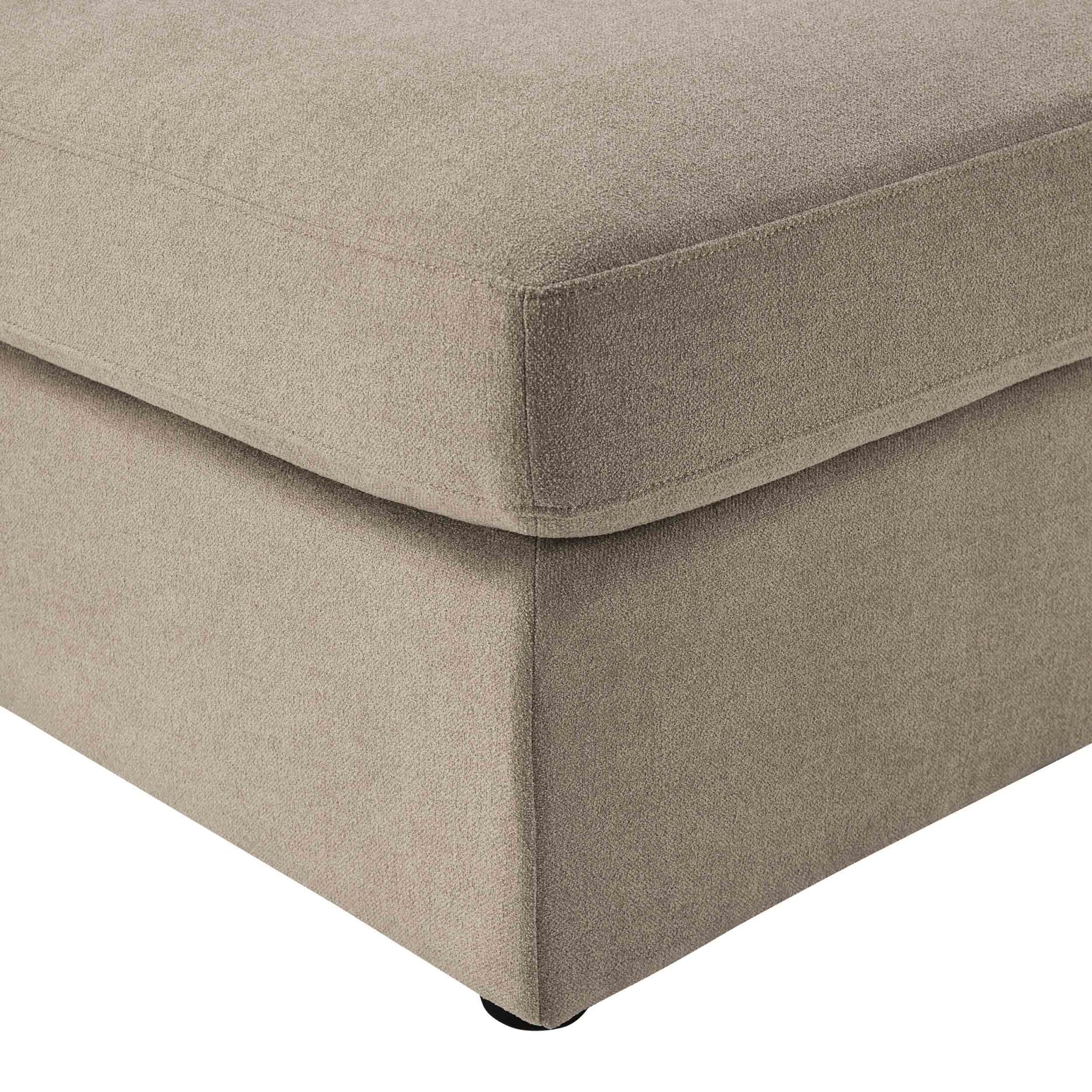 Miami Pouffe - Chenille Oatmeal - DUSK