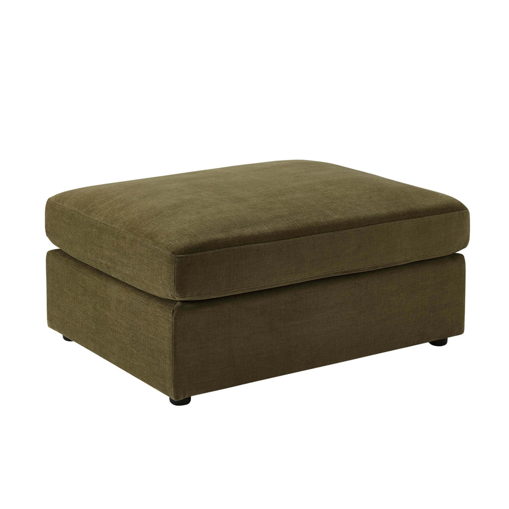 Miami Pouffe - Chenille Olive - DUSK