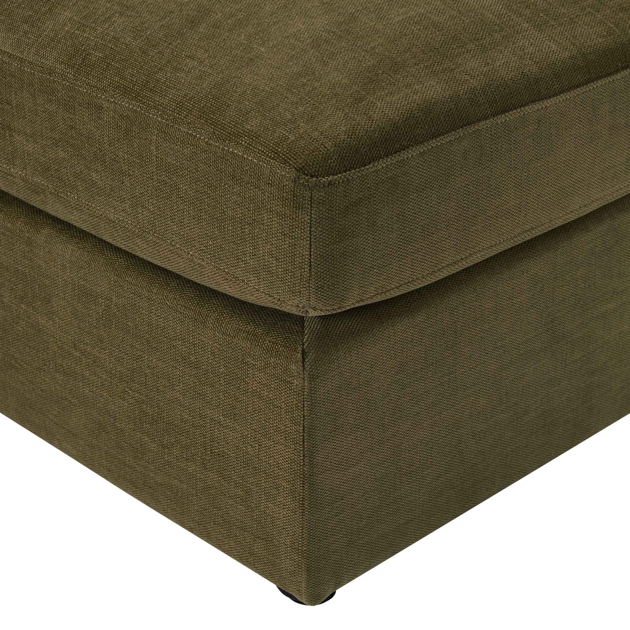 Miami Pouffe - Chenille Olive - DUSK