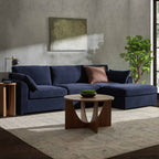 Miami Right Hand Chaise Sofa - Chenille Navy - DUSK