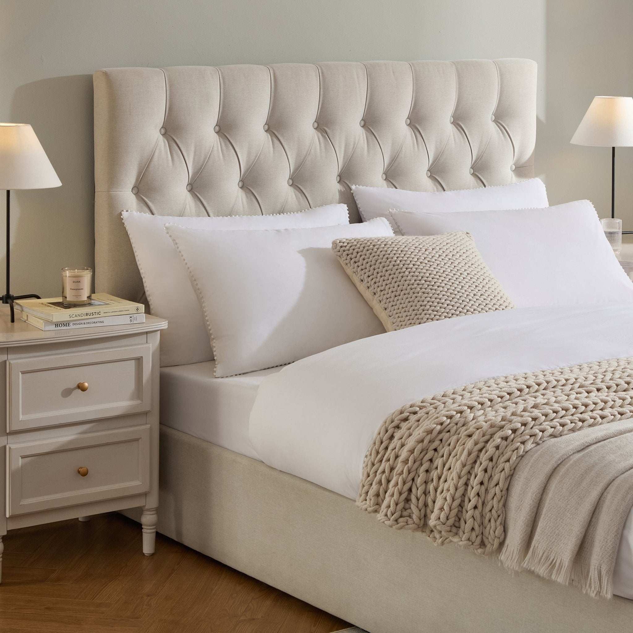 Middleton Ottoman Storage Bed - Natural - DUSK