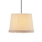 Millie Stripe Frill Edge Ceiling Shade - Natural - DUSK