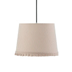 Millie Stripe Frill Edge Ceiling Shade - Natural - DUSK