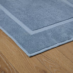 Milos Plain Picture Frame Bath Mat - French Blue - DUSK