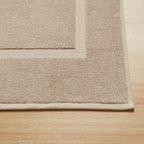 Milos Plain Picture Frame Bath Mat - Natural - DUSK