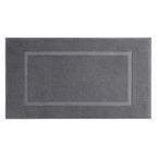 Milos Plain Picture Frame Bath Mat - Slate - DUSK
