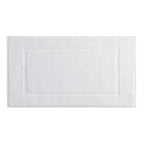 Milos Plain Picture Frame Bath Mat - White - DUSK