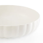 Mira Scalloped Serving Bowl - Off White - DUSK