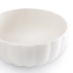 Mira Scalloped Set of 4 Cereal Bowls - Off White - DUSK