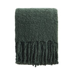 Mohair Style Sofa Throw - Forest Green - DUSK