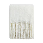 Mohair Style Sofa Throw - Natural - DUSK