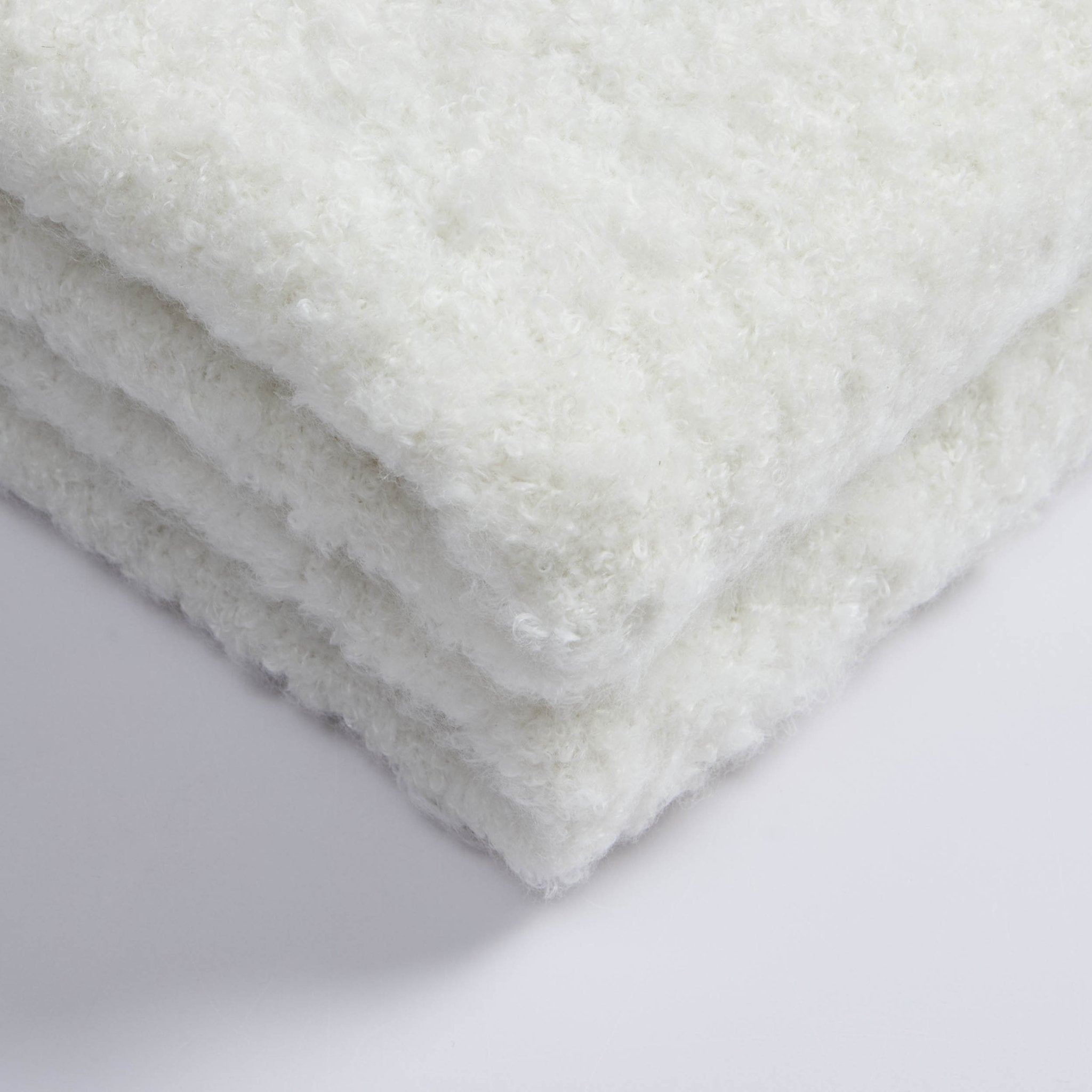 Mohair Style Sofa Throw - Natural - DUSK