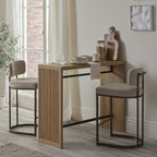 Mollie Set of 2 Barstools - Beige - DUSK