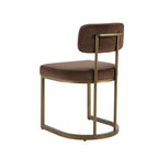 Mollie Set of 2 Dining Chairs - Cappuccino - DUSK